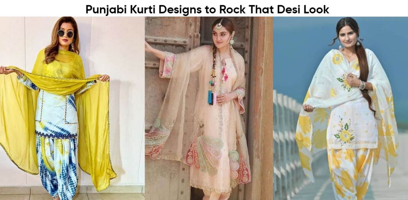 Look Youthful with Trendiest Punjabi Kurti Designs